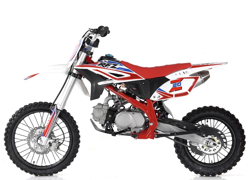 Apollo New Z20 125cc Dirt Bike, 4-Speed Manual - Arlingtonpowersports